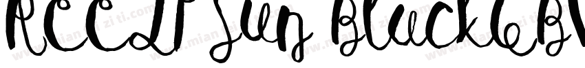 REEJI Sun BlackGBV10字体转换